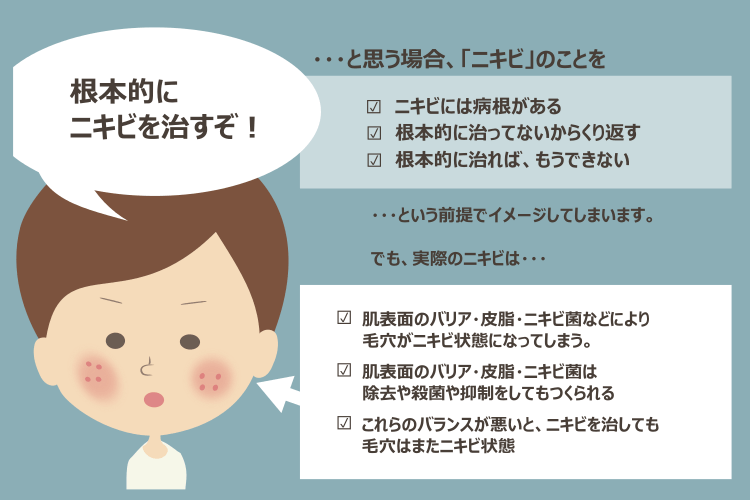 プラズマシャワーでもニキビが治らない理由を解説